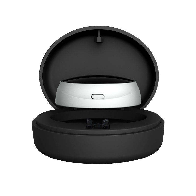 Anti-Snoring Device with Chin Pads and Adjustable Intensity