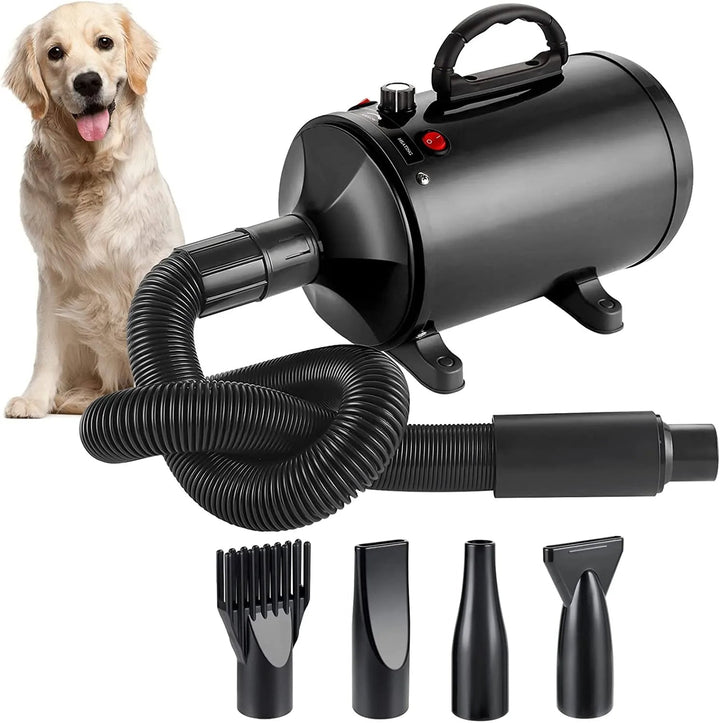 Pet Grooming Dryer Adjustable Heat Extended Flexible Hose - Lenila