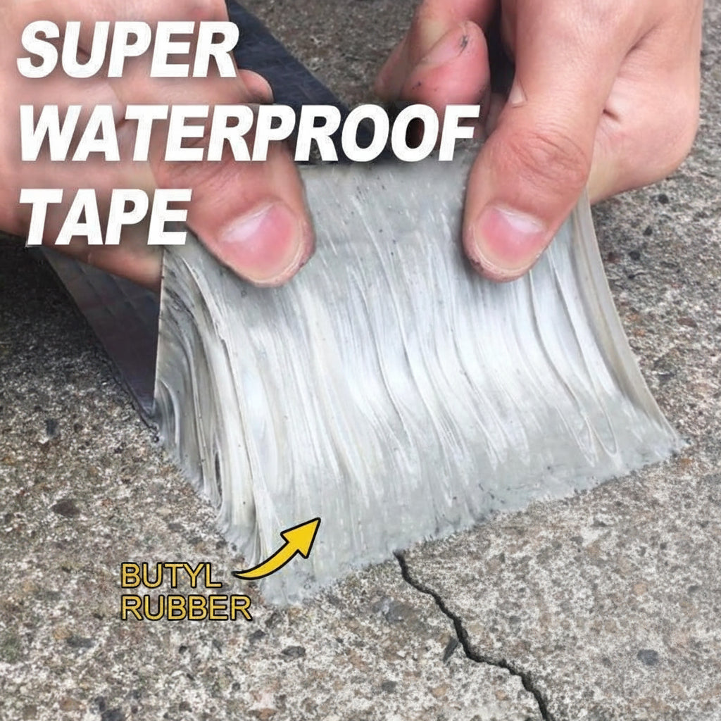 Waterproof Butyl Tape with Aluminum Foil Backing Cold Weather