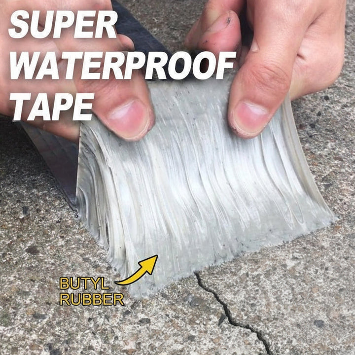 Waterproof Butyl Tape with Aluminum Foil Backing Cold Weather