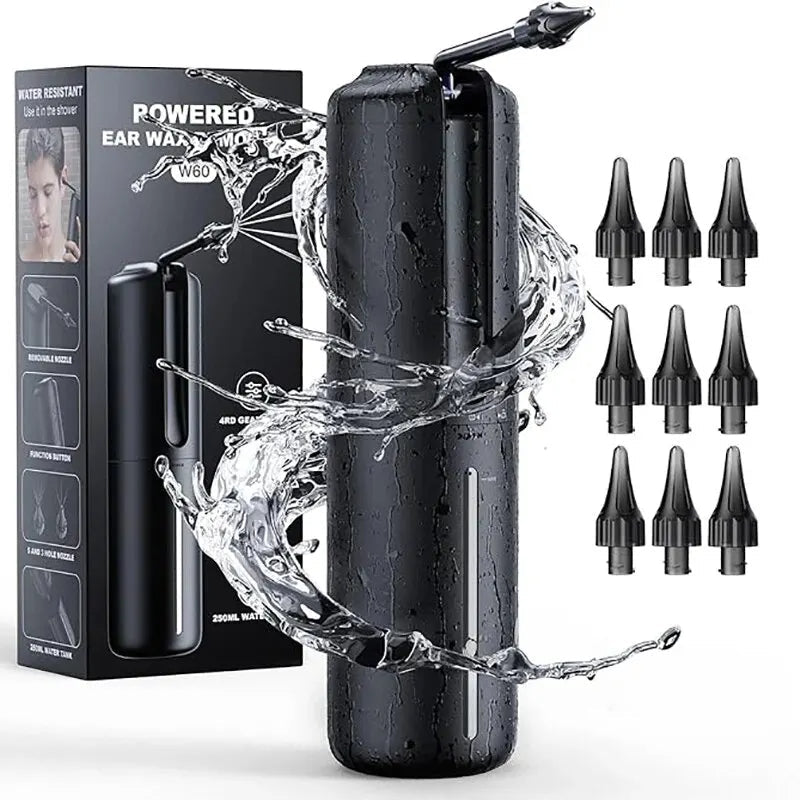 Rechargeable Ear Cleaning System with Triple Jet Stream Adjustable - Lenila