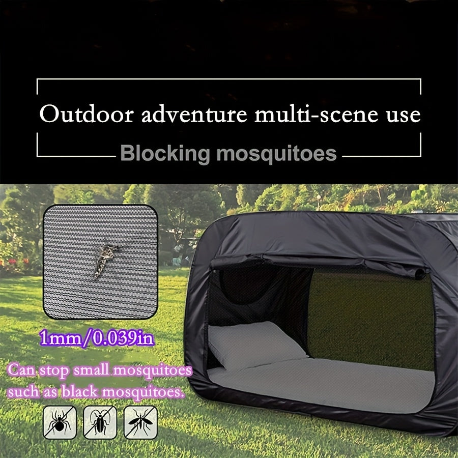 Foldable Tent Bed with Full Zipper Mesh Ventilation Water-Repellent