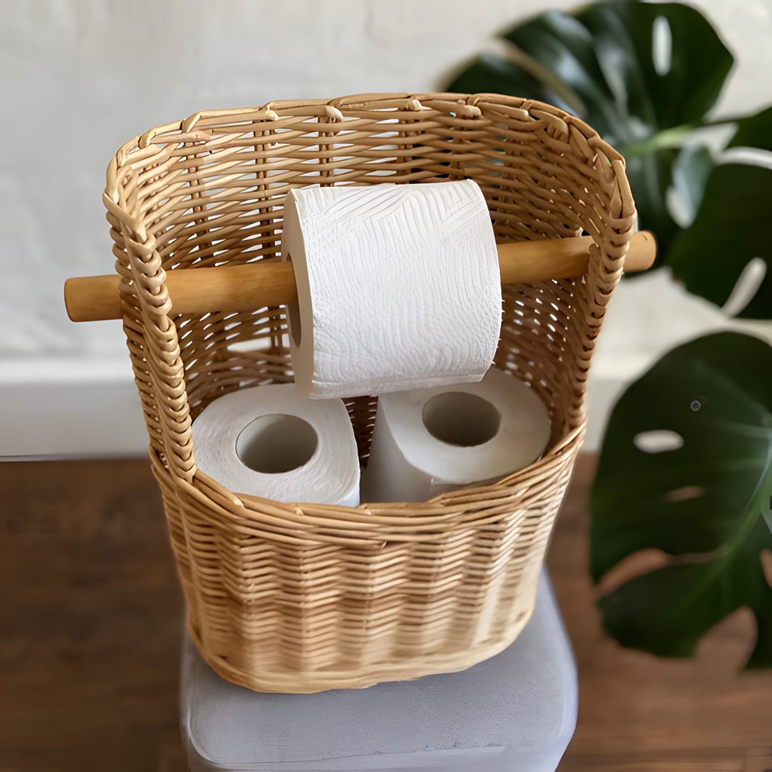 Bathroom Toilet Paper Holder Wall-Mounted Durable - Lenila