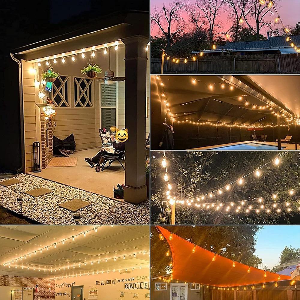 Solar Powered String Lights Outdoor Waterproof