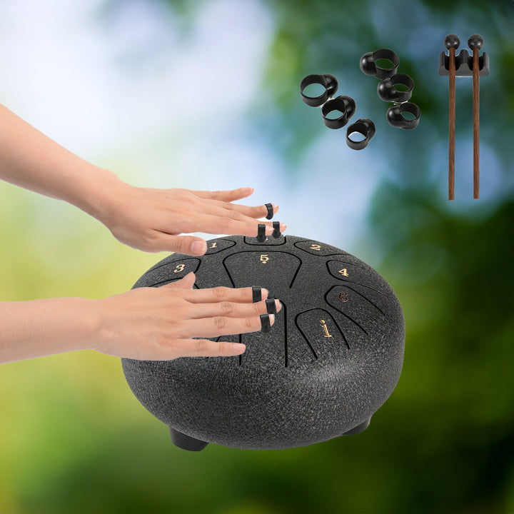 Steel Tongue Drum Musical Instrument with Notes