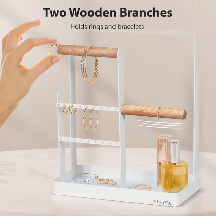 Jewelry Stand Holder Metal with Hooks