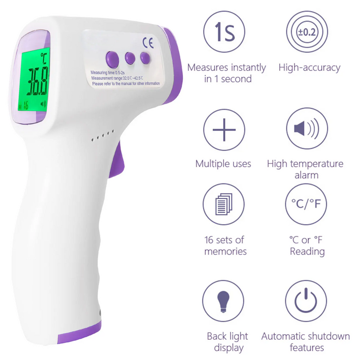Pet Digital Thermometer No-Contact One-Click Reading