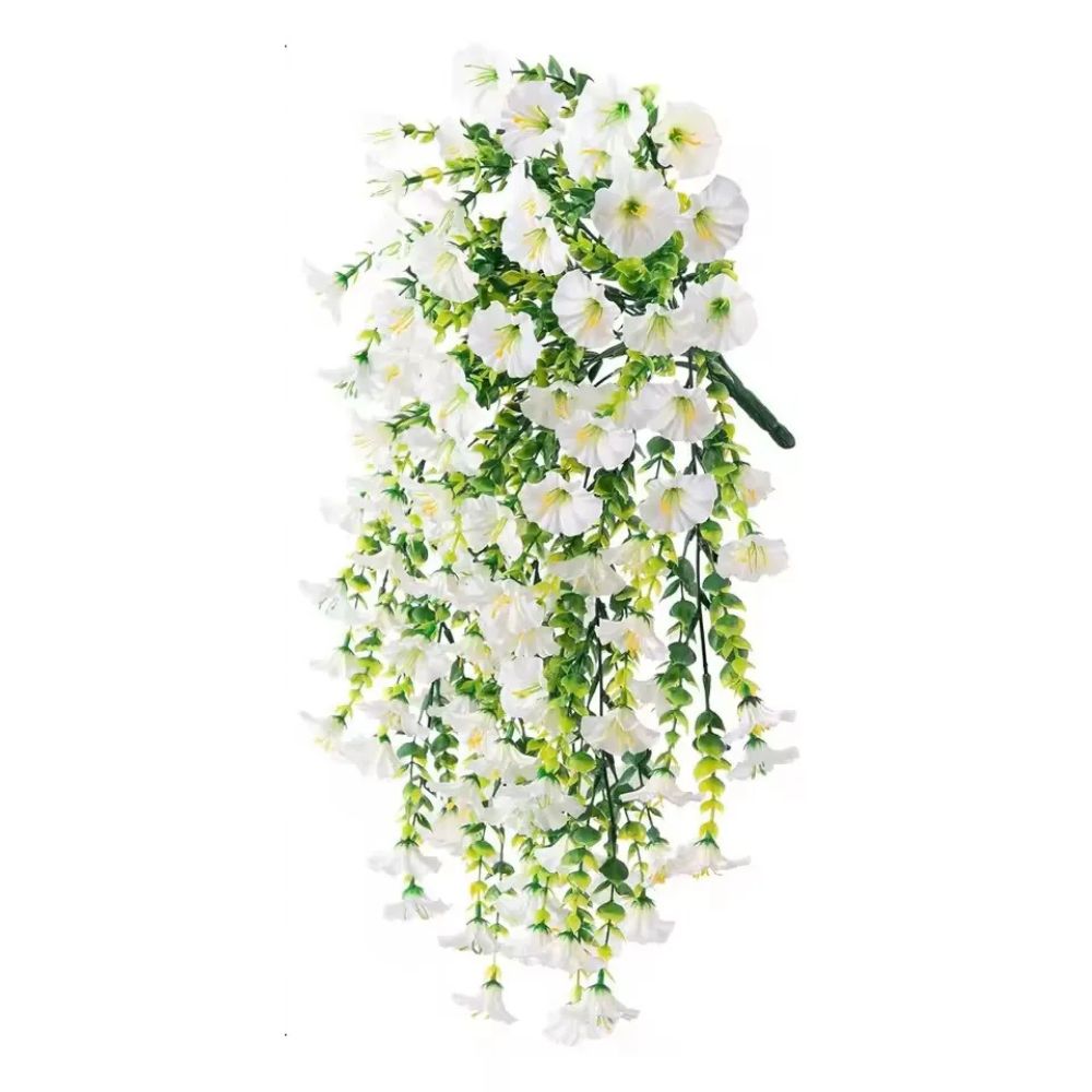 Morning Glory Vine Artificial Silk Flowers 75cm Flexible