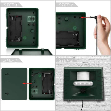 Ultrasonic Bird Repeller Electronic Pest Control Device