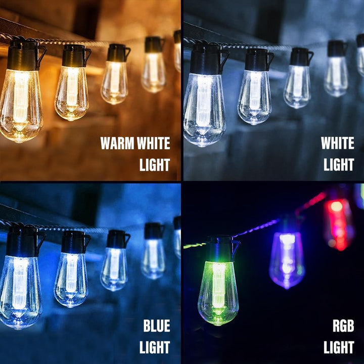Solar Powered String Lights Outdoor Waterproof