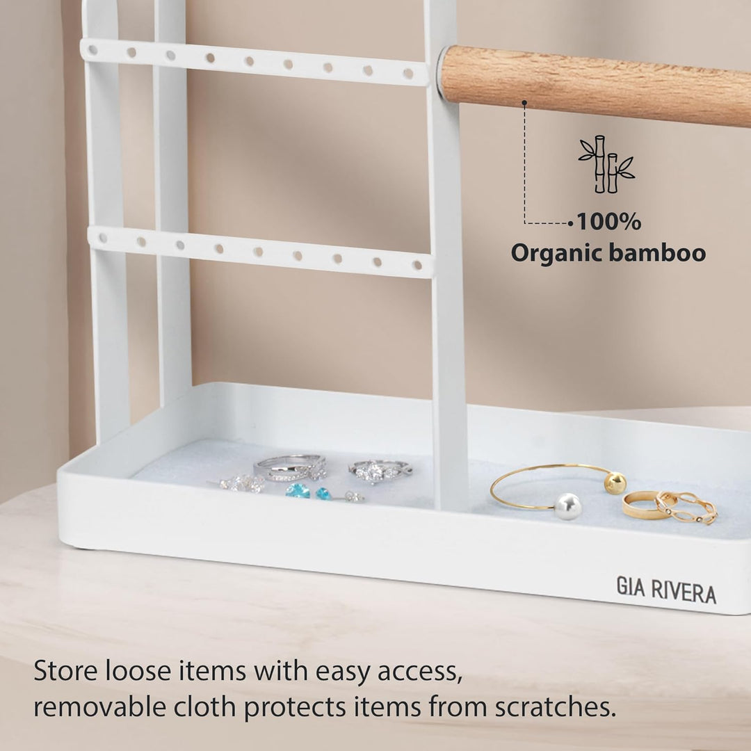 Jewelry Stand Holder Metal with Hooks