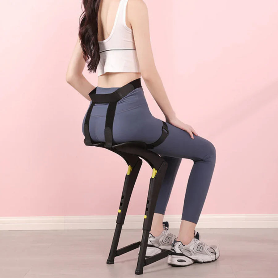 Portable Folding Sports Chair Wearable Exoskeleton Design
