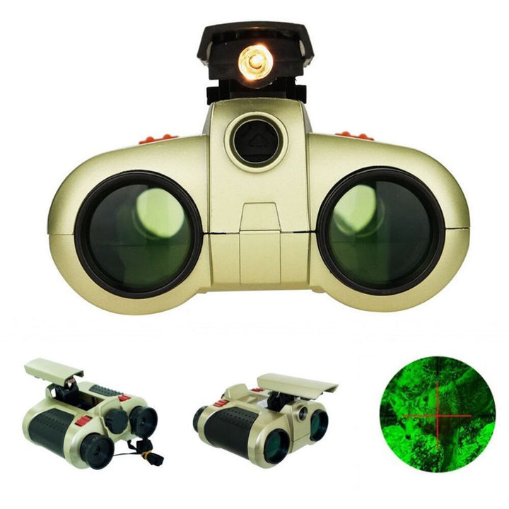 Kids Binoculars with Night Vision 4x Magnification Adjustable