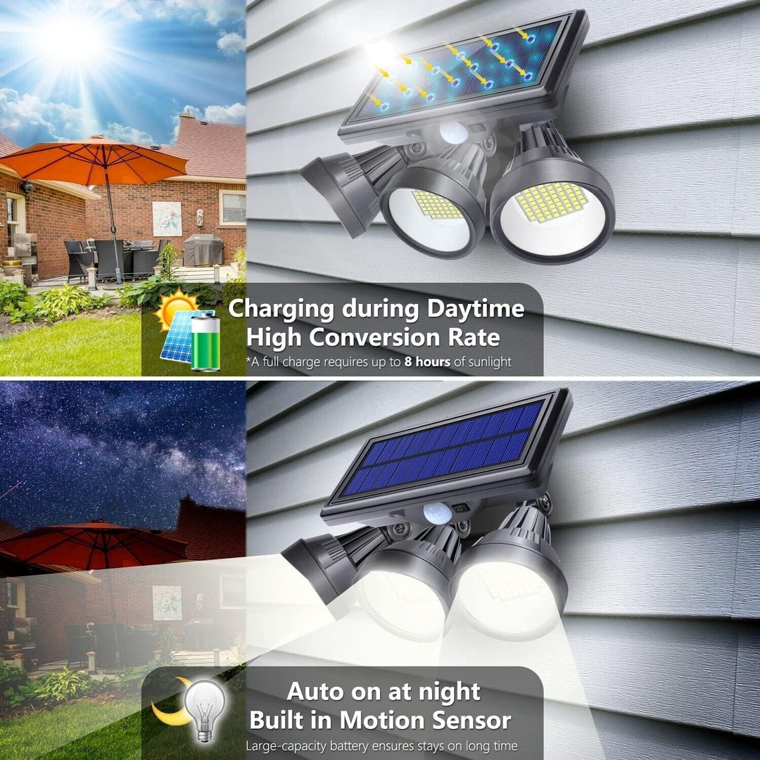 Outdoor Security Floodlight Solar Powered Motion Sensor