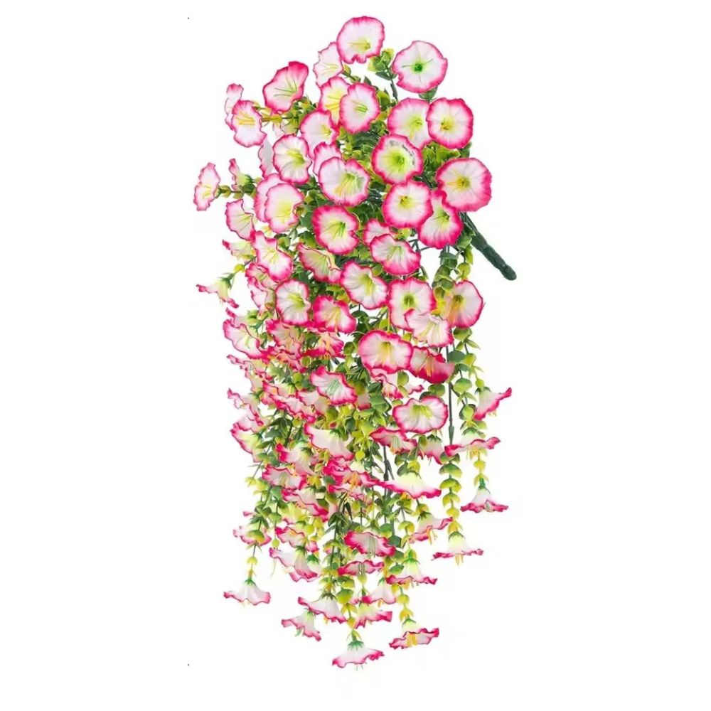 Morning Glory Vine Artificial Silk Flowers 75cm Flexible