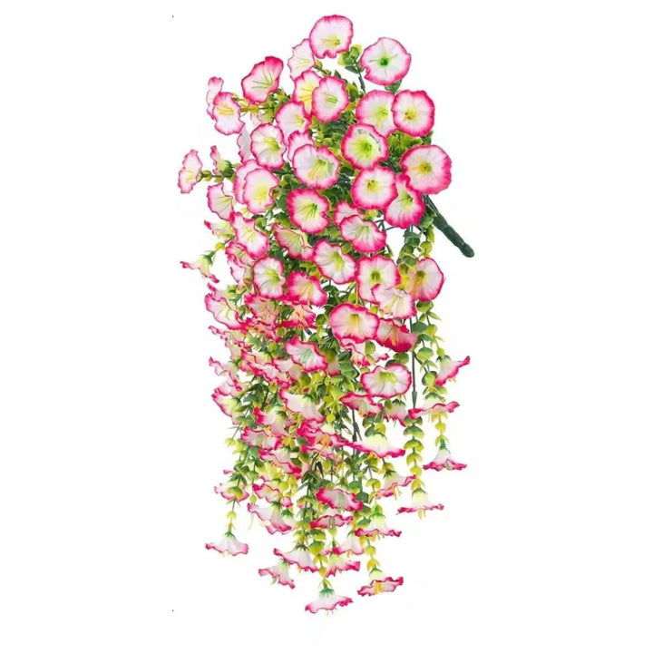 Morning Glory Vine Artificial Silk Flowers 75cm Flexible