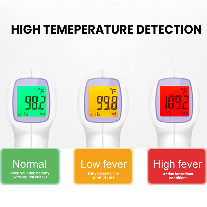 Pet Digital Thermometer No-Contact One-Click Reading