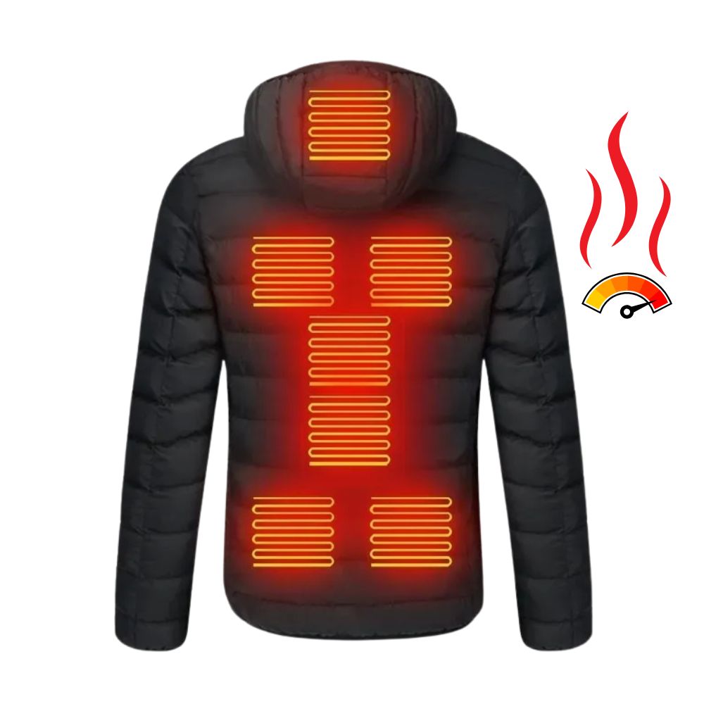 Unisex Heated Jacket Electric Warm Insulated Fit - Lenila