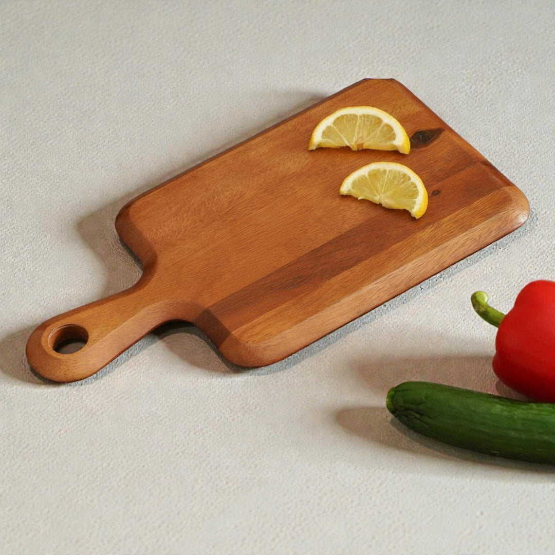 Acacia Wood Cutting Board Smooth Edge - Lenila