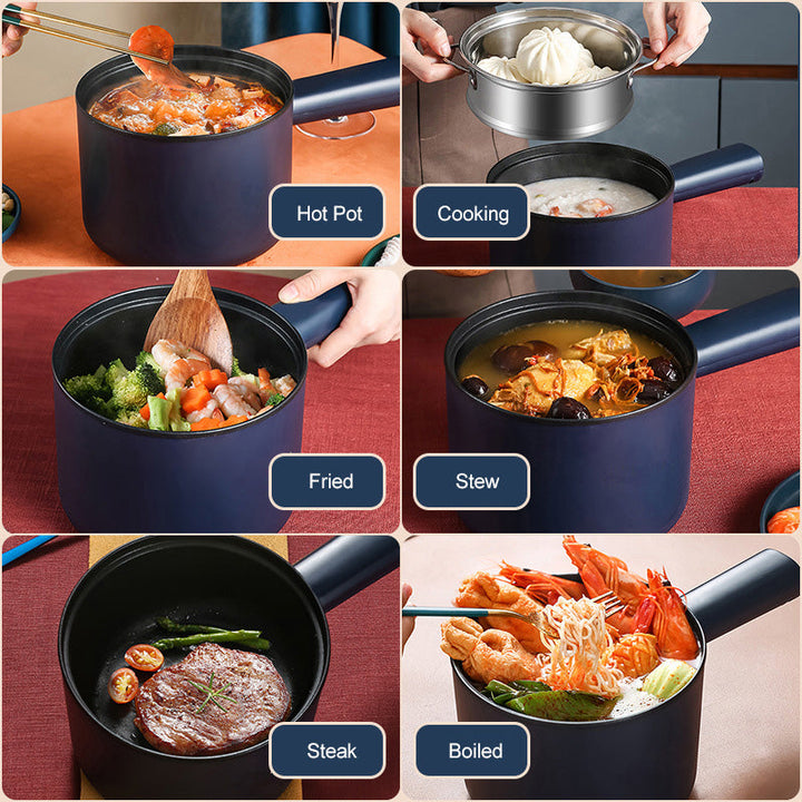 Portable Electric Pot Non-Stick 1.8L Capacity