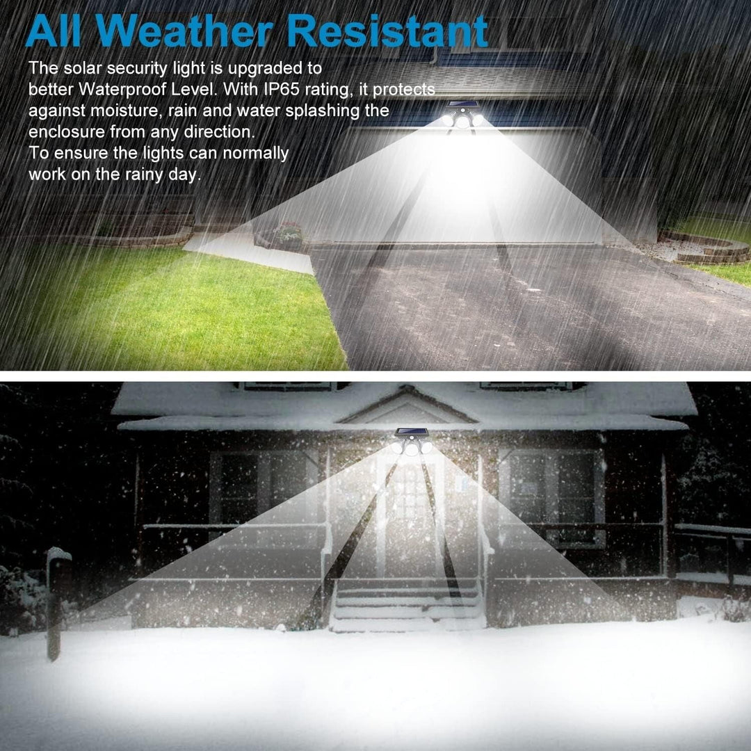 Outdoor Security Floodlight Solar Powered Motion Sensor
