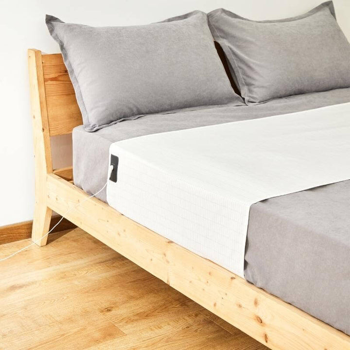 Grounding Bed Sheet Breathable Fabric with Detachable Cord