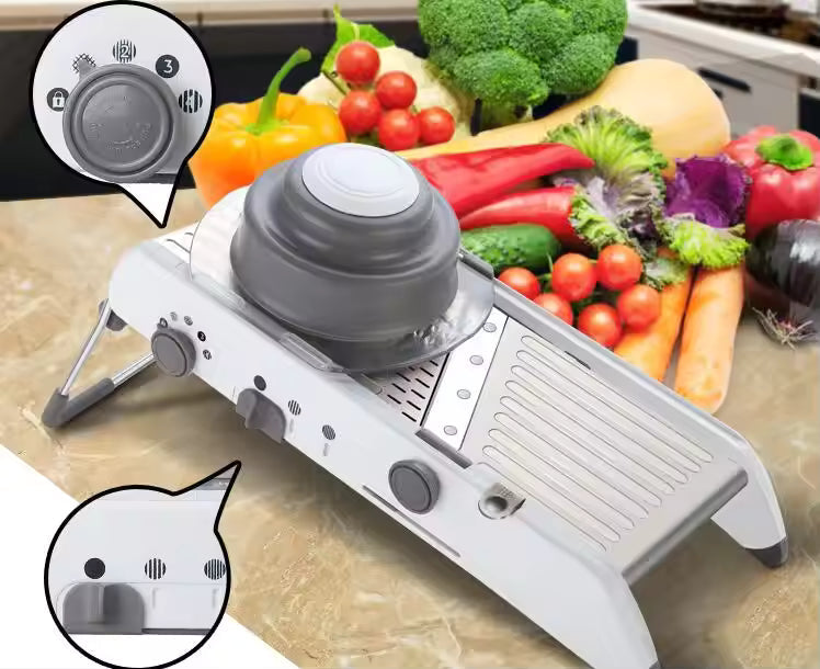Vegetable Cutter Set Interchangeable Blades Dicing Slicer Grater