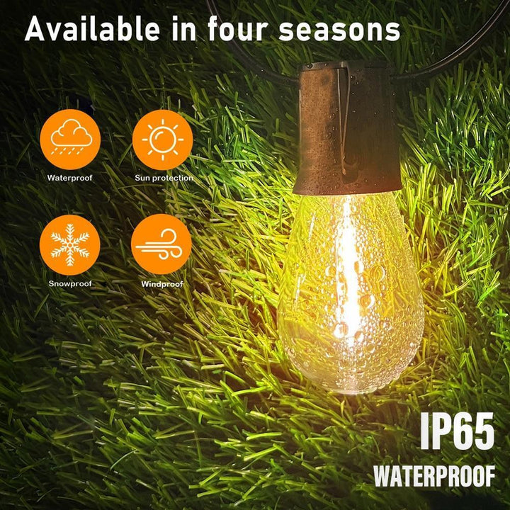 Solar Powered String Lights Outdoor Waterproof
