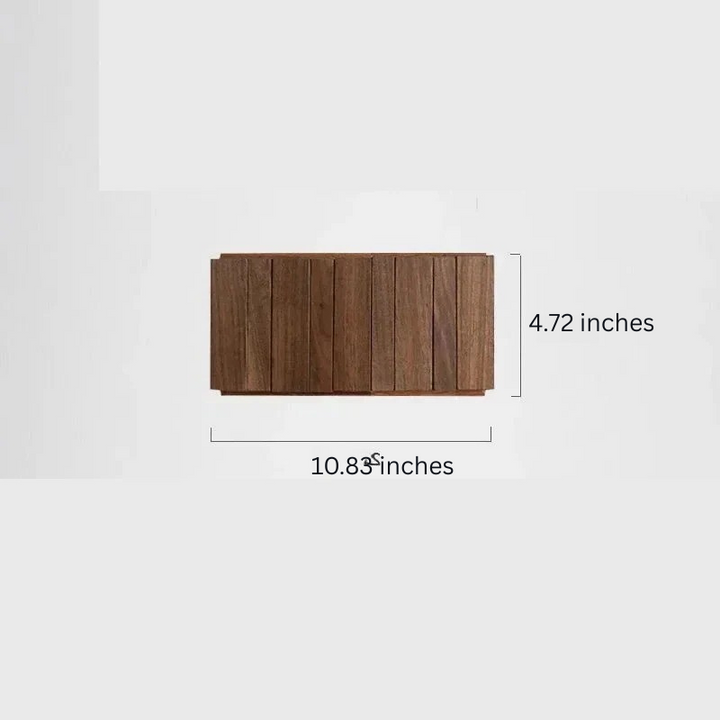 Wall Mounted Wooden Coat Rack with Hooks