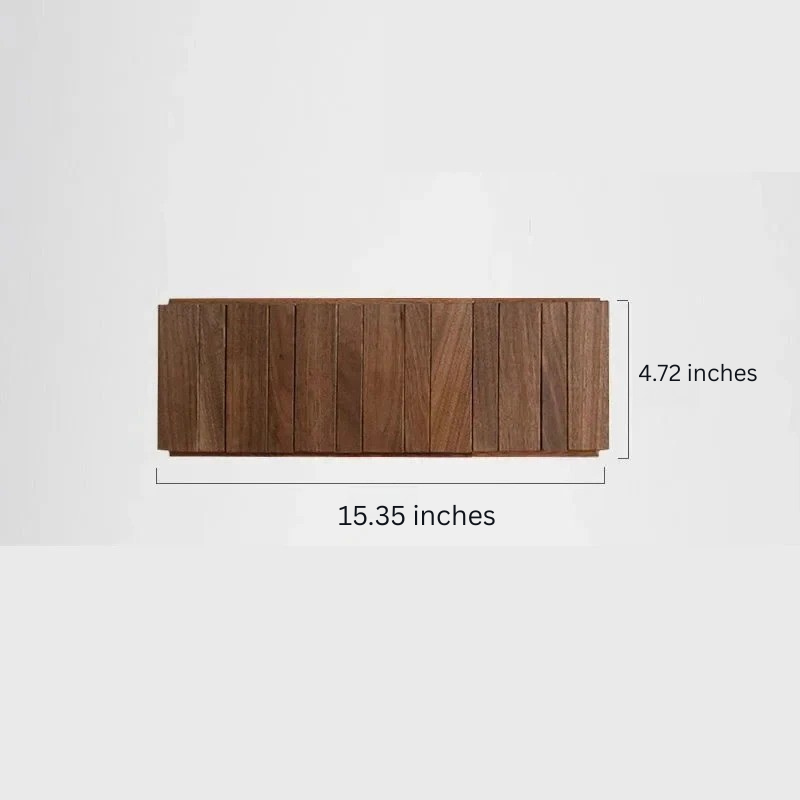 Wall Mounted Wooden Coat Rack with Hooks