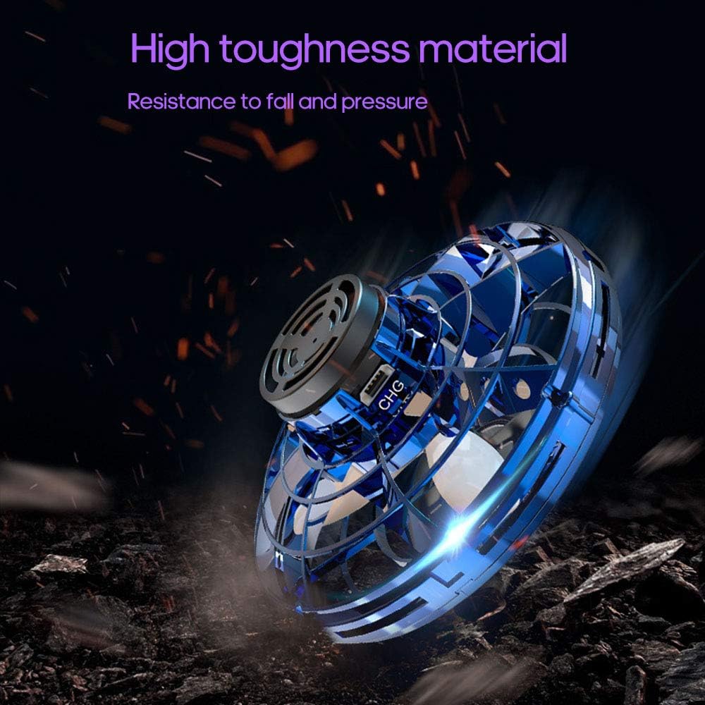 Gyroscopic Hand Spinner with LED Display Rechargeable Battery