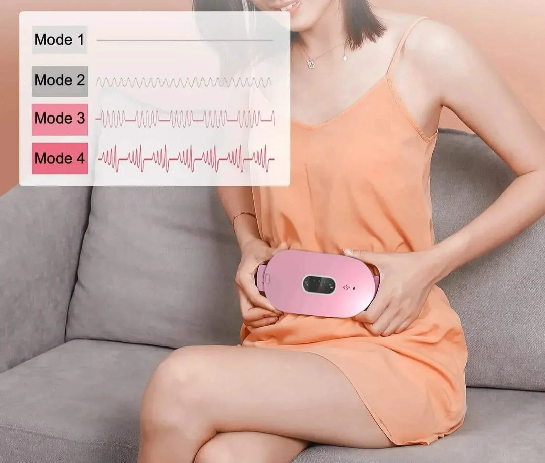 Cordless Heating Massager with Adjustable Heat and Massage Modes