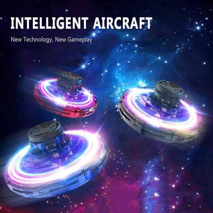 Gyroscopic Hand Spinner with LED Display Rechargeable Battery