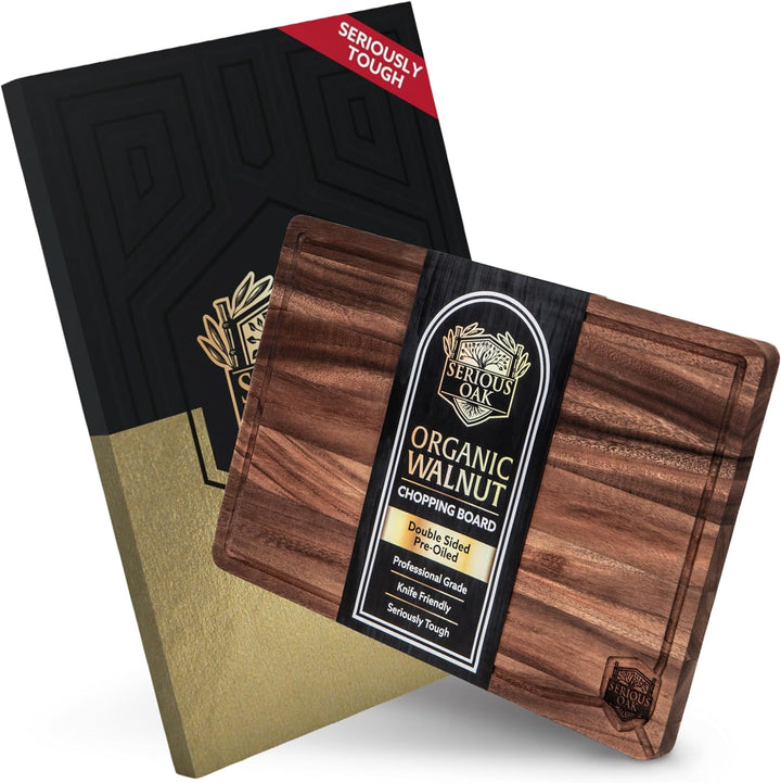 Wooden Cutting Board with Juice Groove