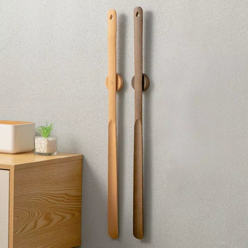 Extra Long Shoe Horn with Curved Smooth Surface and Comfortable Grip