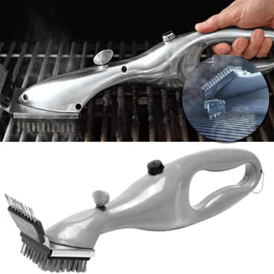 Steam Grill Brush 18 Inch Replaceable Head