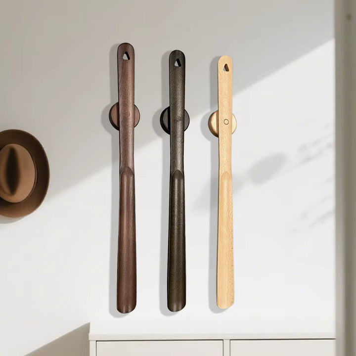 Extra Long Shoe Horn with Curved Smooth Surface and Comfortable Grip