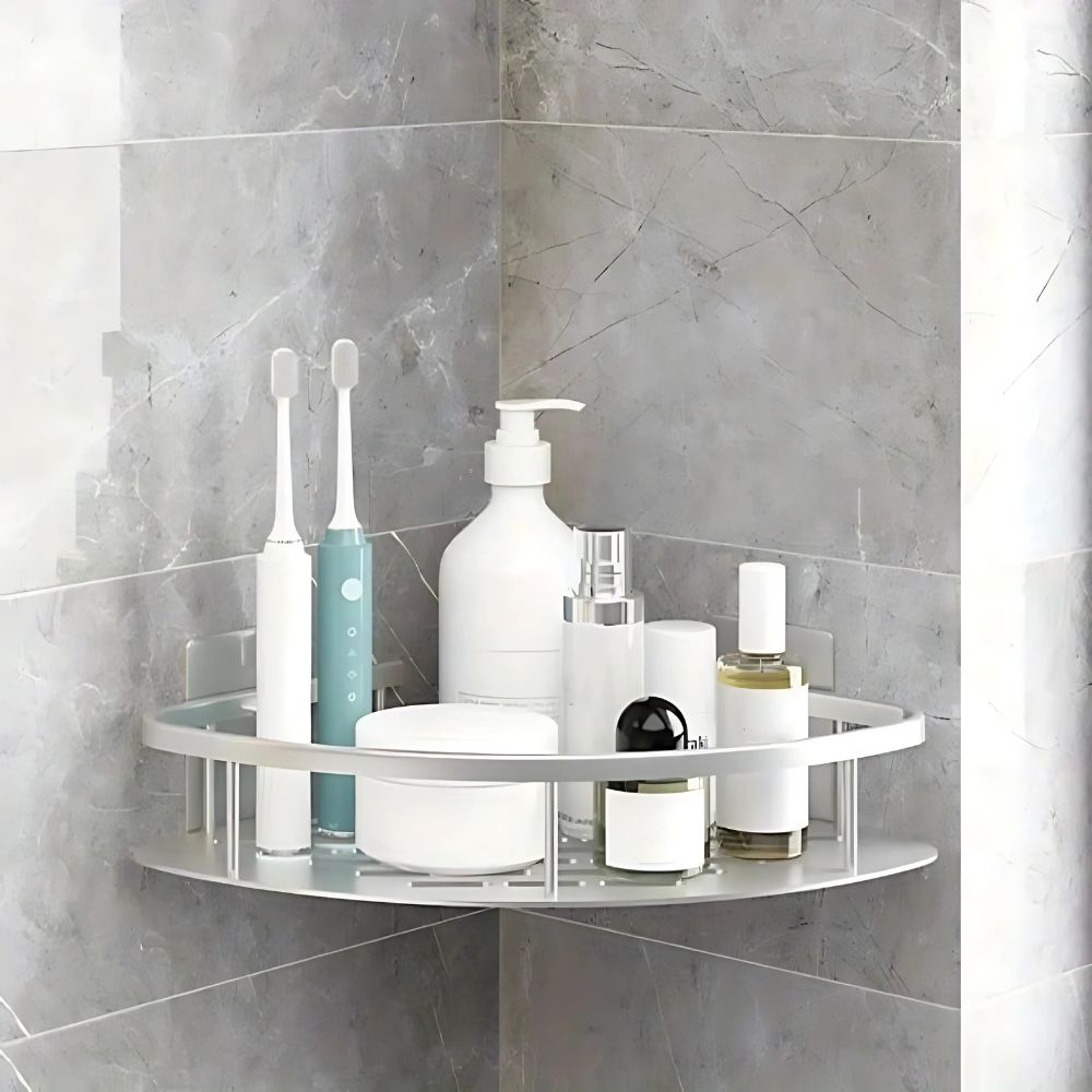 Wall Mounted Shower Caddy Rust Resistant Aluminum Quick Drainage - Lenila
