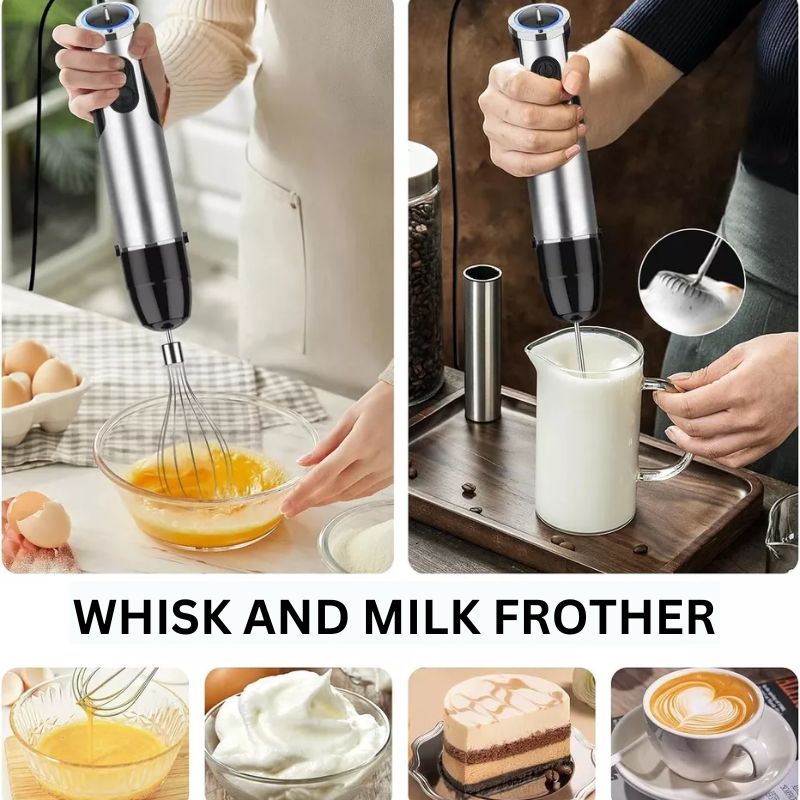 Multifunctional Handheld Immersion Blender 5-in-1