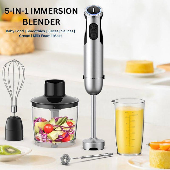 Multifunctional Handheld Immersion Blender 5-in-1