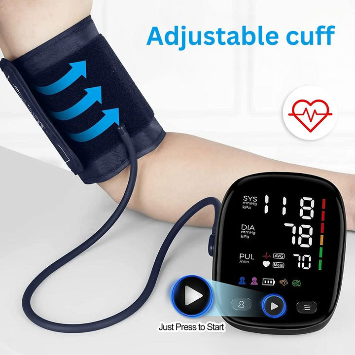 Digital Blood Pressure Monitor with LED Display