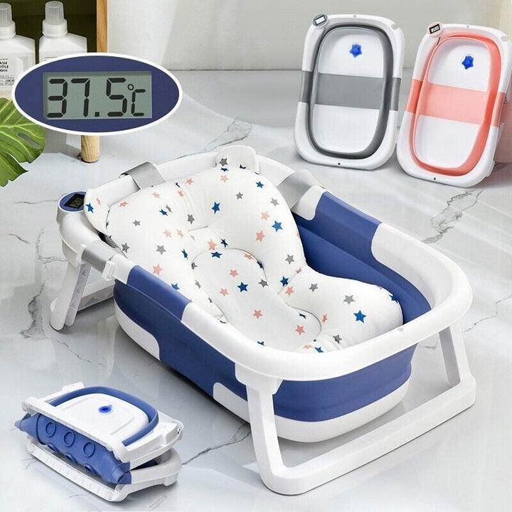 Baby Bath Tub with Thermometer Feature