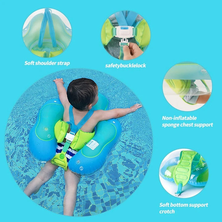 Baby Float with Removable Sun Shade