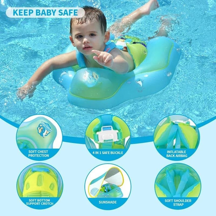 Baby Float with Removable Sun Shade