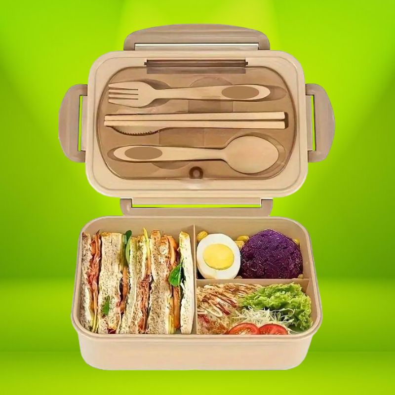 Unisex Bento Lunch Box Durable Compact Design - Lenila