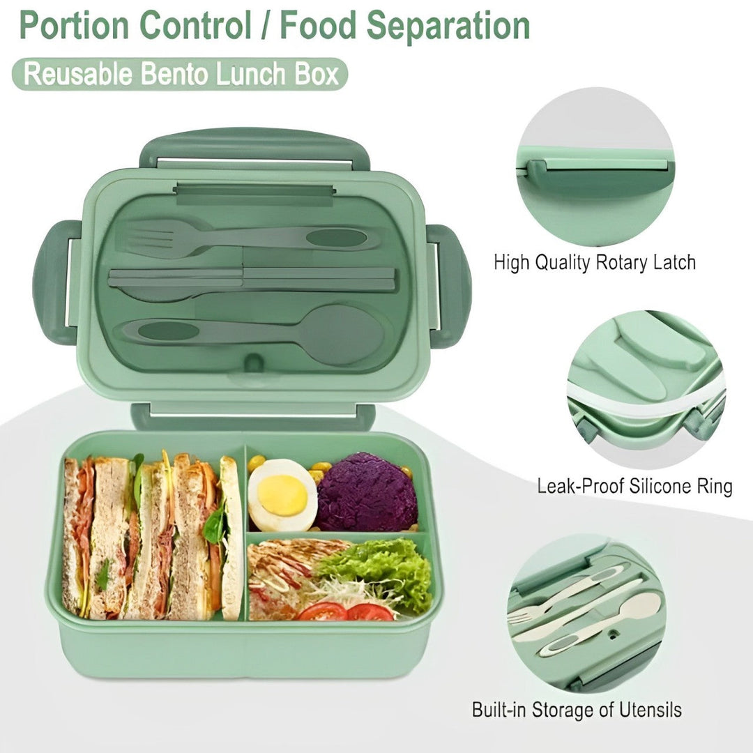 Bento Lunch Box Durable Compact Design