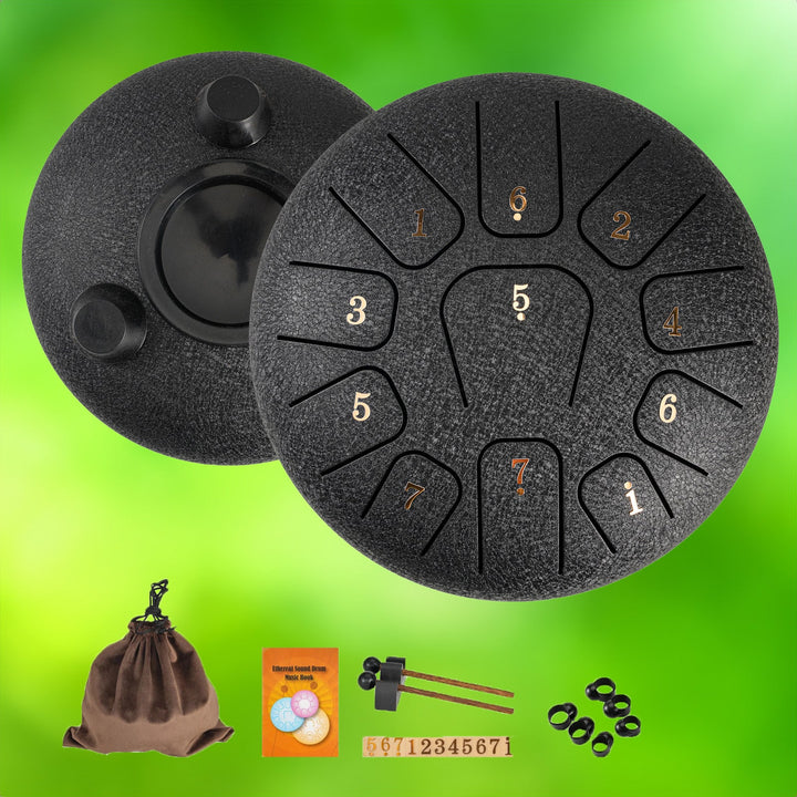 Steel Tongue Drum Musical Instrument with Notes