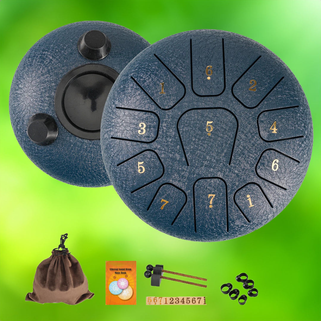 Steel Tongue Drum Musical Instrument with Notes