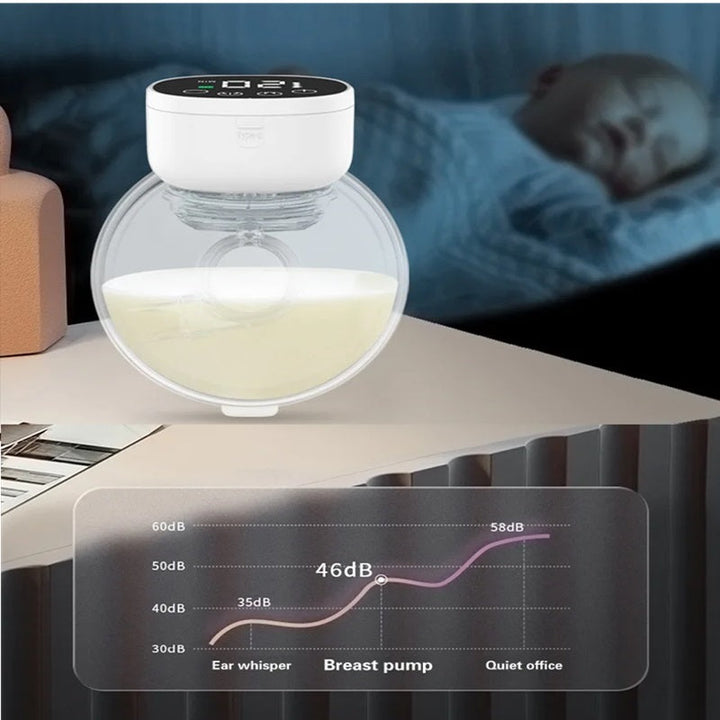 Wearable Electric Breast Pump Portable Hands