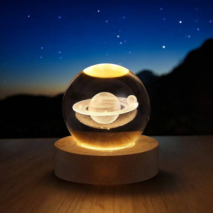 3D Crystal Ball LED Lamp Decorative